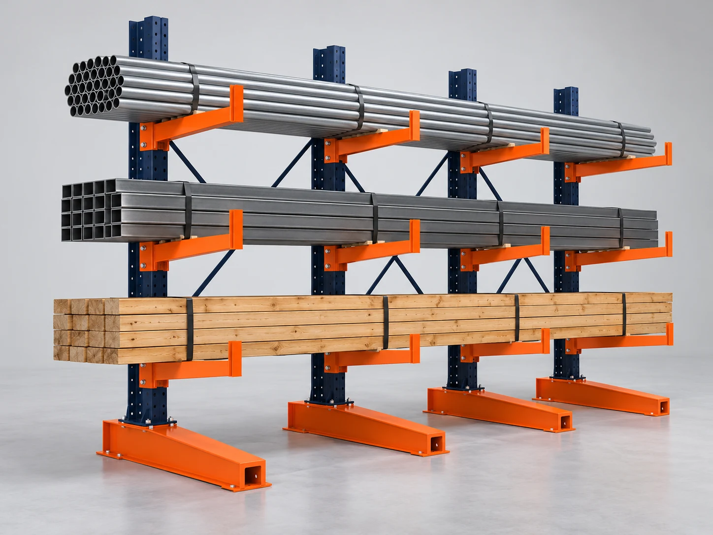 Cantilever racking concept visualization