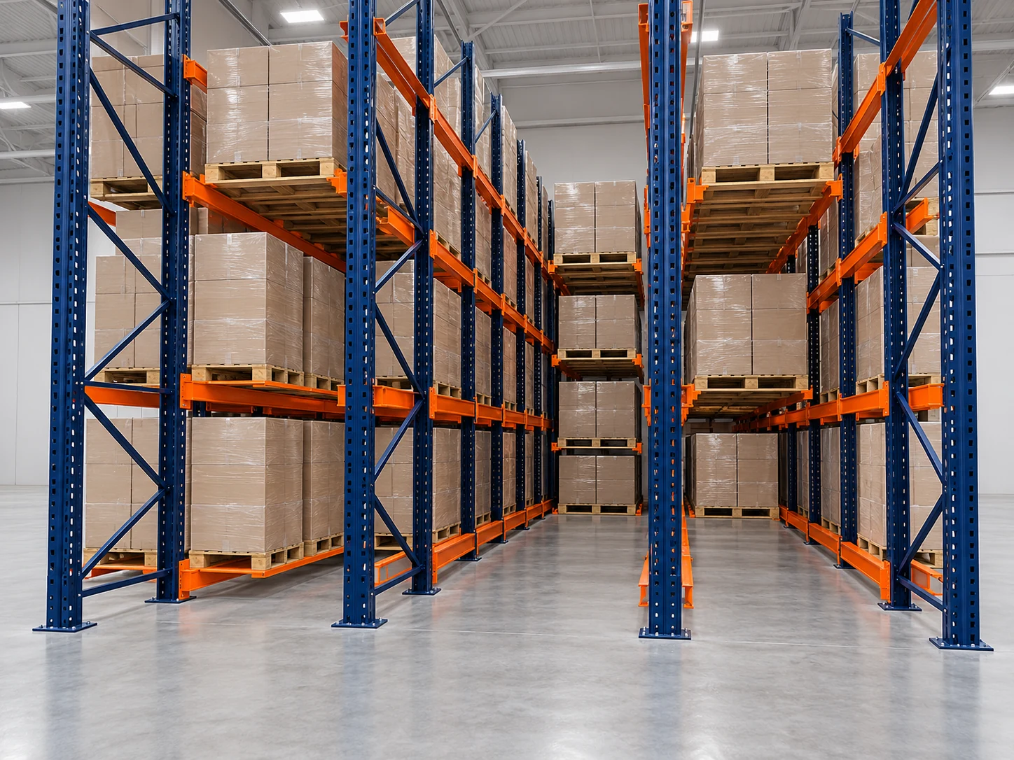 Drive-in racking concept visualization